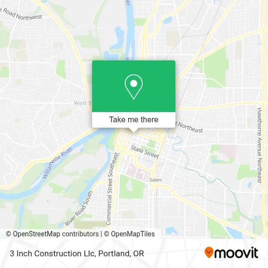 3 Inch Construction Llc map