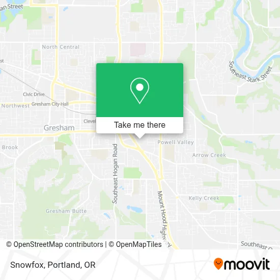 Snowfox map