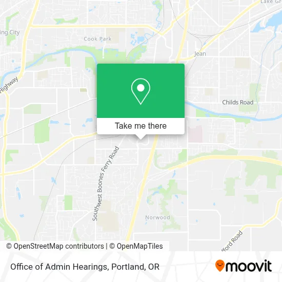 Office of Admin Hearings map