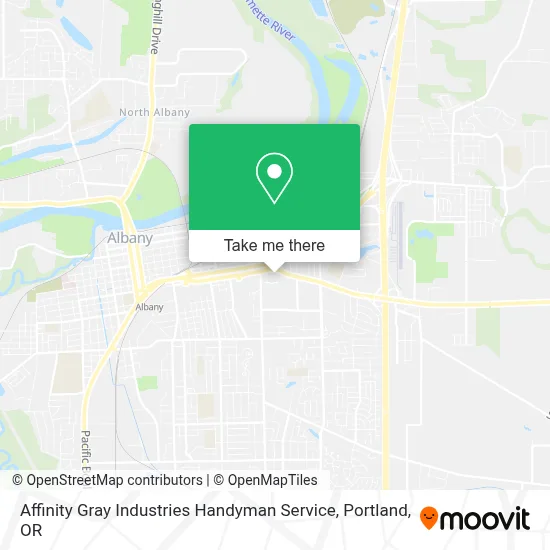 Affinity Gray Industries Handyman Service map
