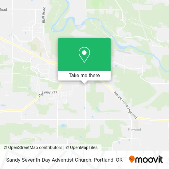 Sandy Seventh-Day Adventist Church map