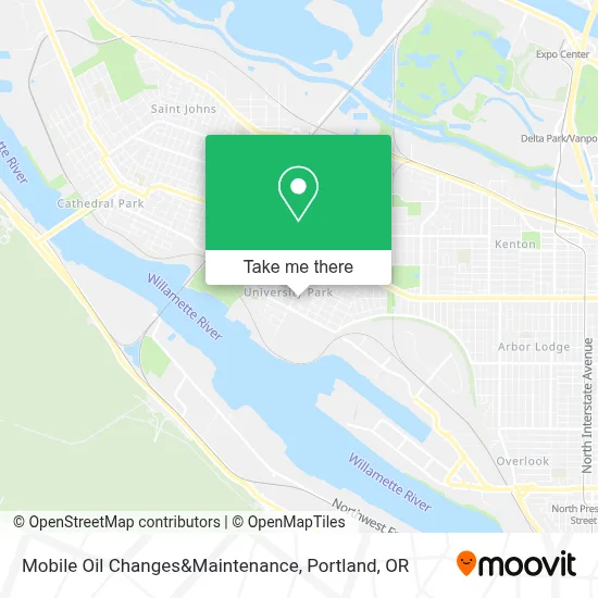 Mobile Oil Changes&Maintenance map