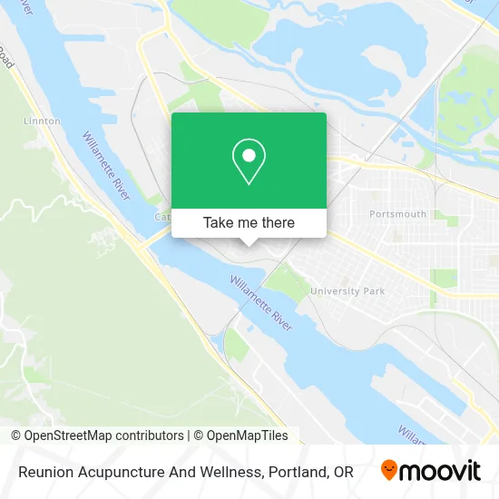 Reunion Acupuncture And Wellness map