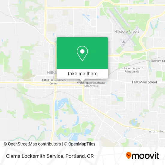 Clems Locksmith Service map