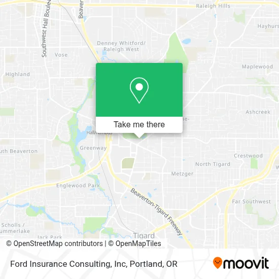 Ford Insurance Consulting, Inc map