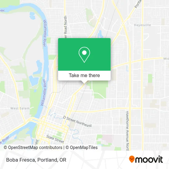 Boba Fresca map