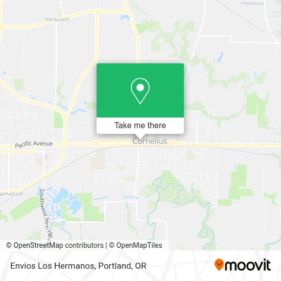 Envios Los Hermanos map