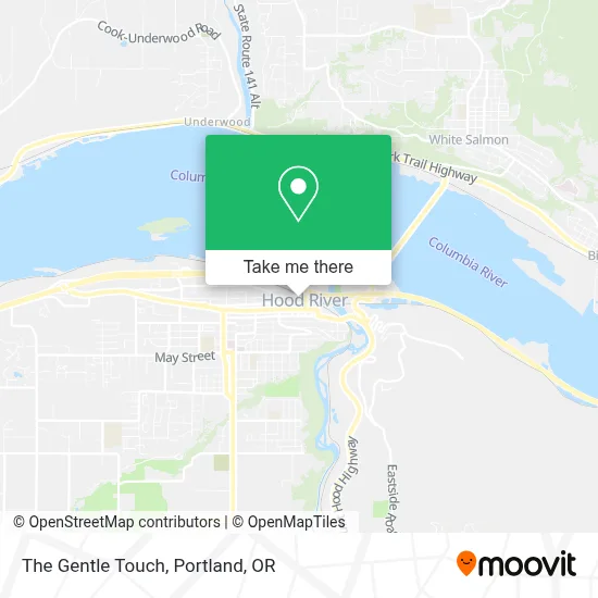 The Gentle Touch map