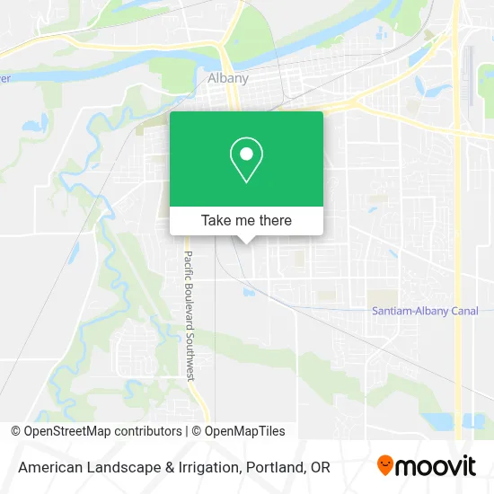 American Landscape & Irrigation map