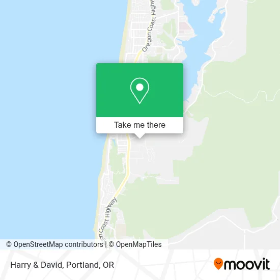 Harry & David map