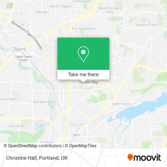Christine Hall map