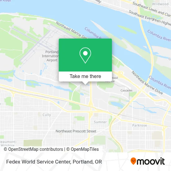 Fedex World Service Center map