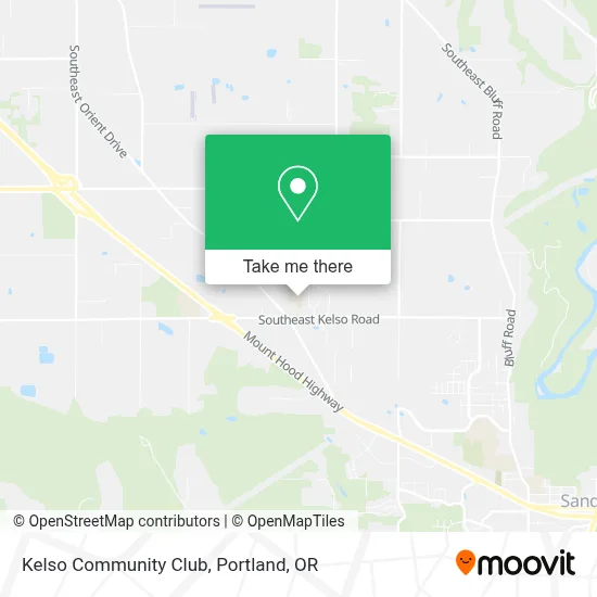 Kelso Community Club map