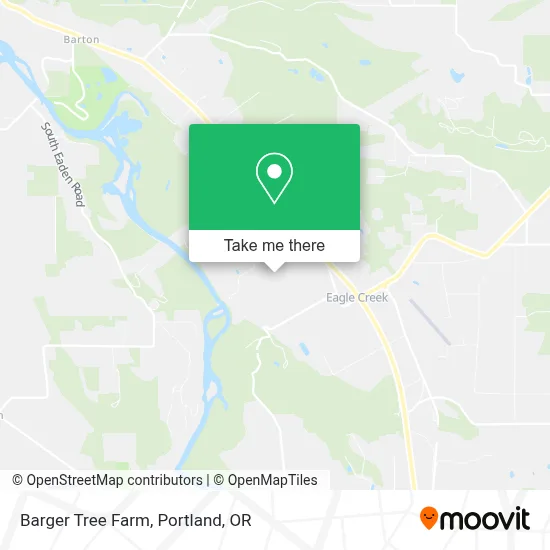 Barger Tree Farm map
