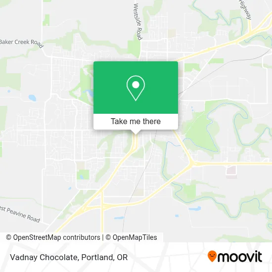 Vadnay Chocolate map