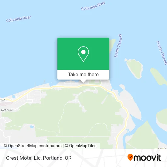 Crest Motel Llc map