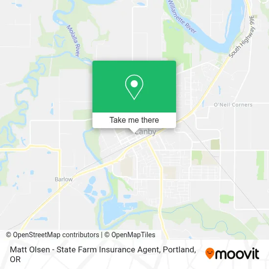 Matt Olsen - State Farm Insurance Agent map