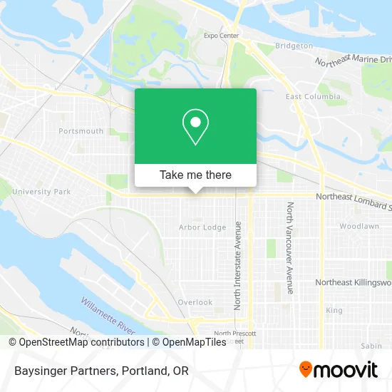 Baysinger Partners map