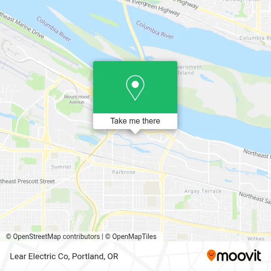 Lear Electric Co map