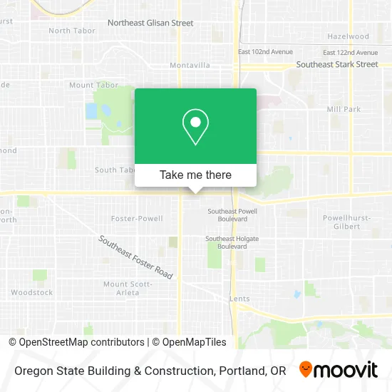 Oregon State Building & Construction map