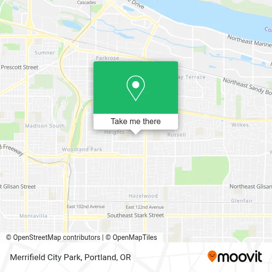 Merrifield City Park map