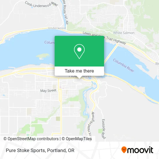 Pure Stoke Sports map