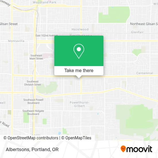 Albertsons map