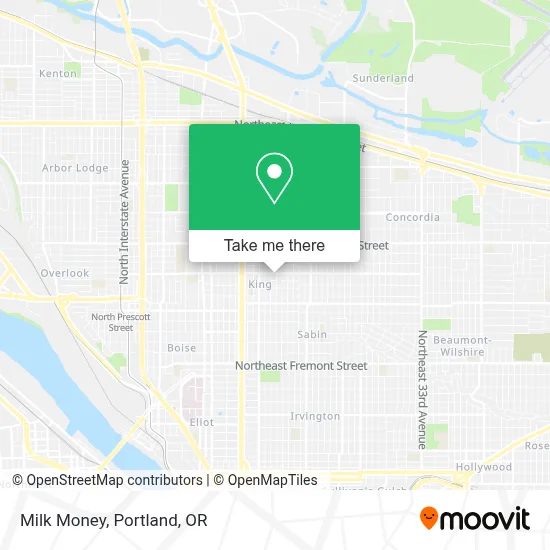 Milk Money map