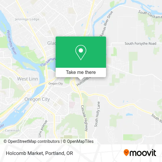 Holcomb Market map