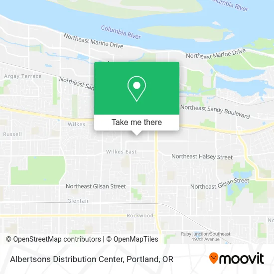 Albertsons Distribution Center map