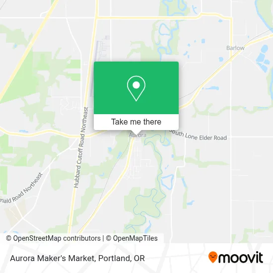 Aurora Maker's Market map