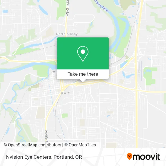 Nvision Eye Centers map