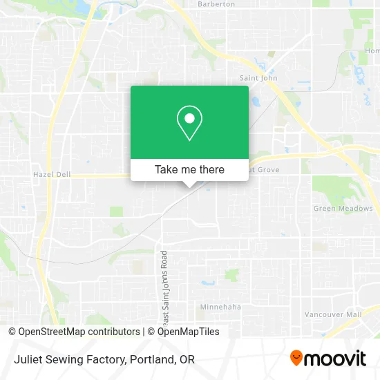 Juliet Sewing Factory map