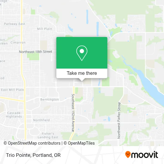 Trio Pointe map