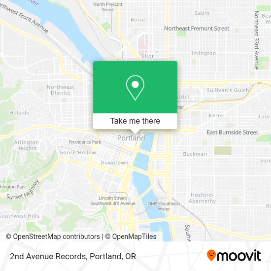 2nd Avenue Records map