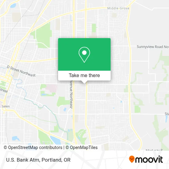 U.S. Bank Atm map
