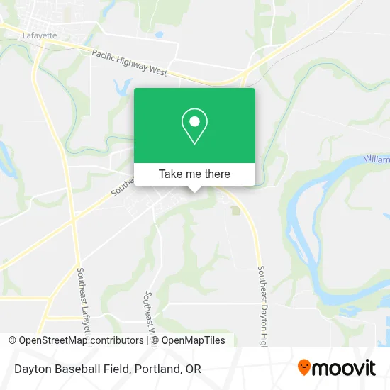 Dayton Baseball Field map