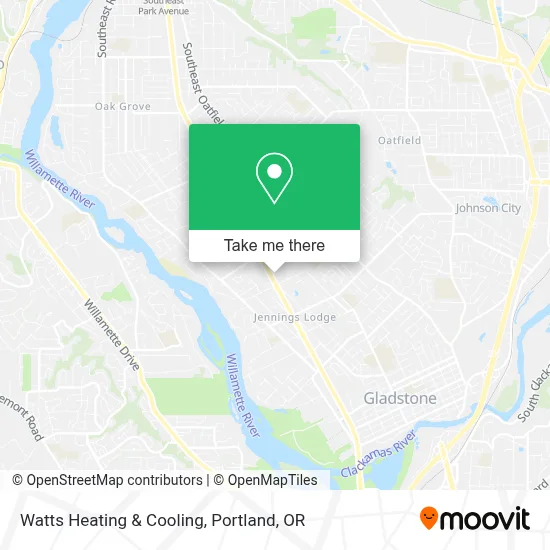 Watts Heating & Cooling map