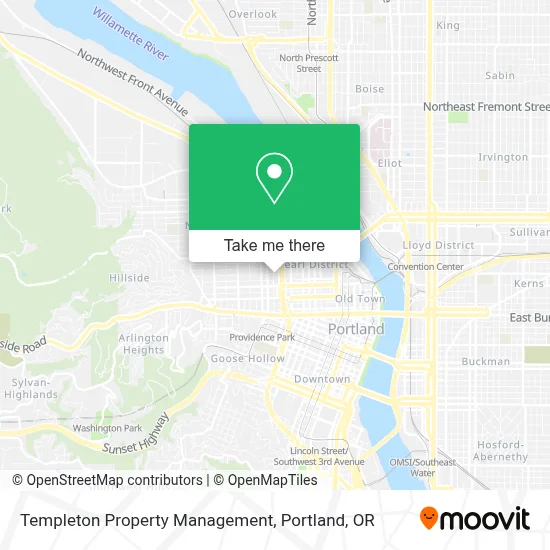 Templeton Property Management map