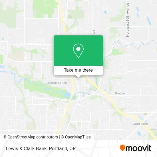 Lewis & Clark Bank map
