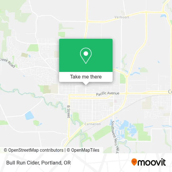 Bull Run Cider map