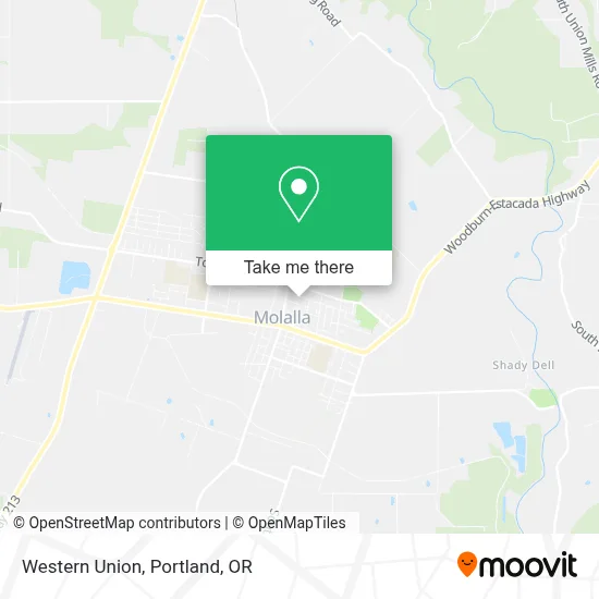Western Union map
