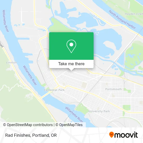 Rad Finishes map