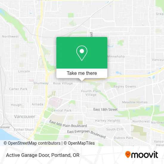 Active Garage Door map
