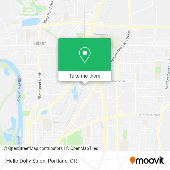 Hello Dolly Salon map