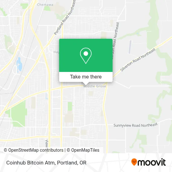 Coinhub Bitcoin Atm map