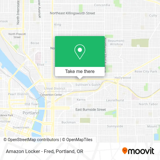 Amazon Locker - Fred map