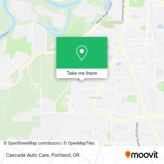 Cascade Auto Care map