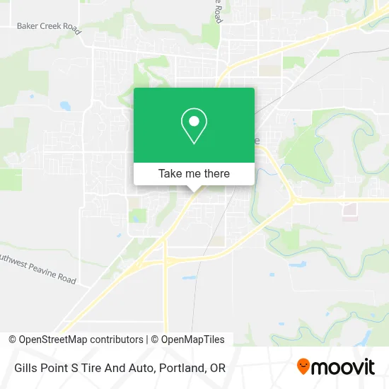Gills Point S Tire And Auto map