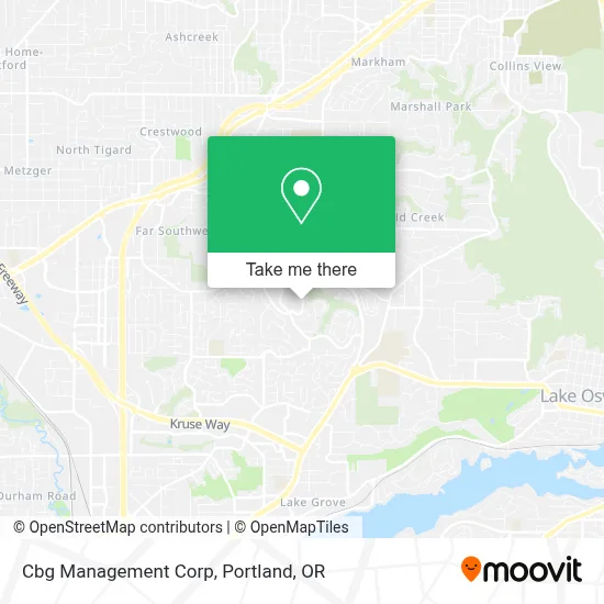 Cbg Management Corp map